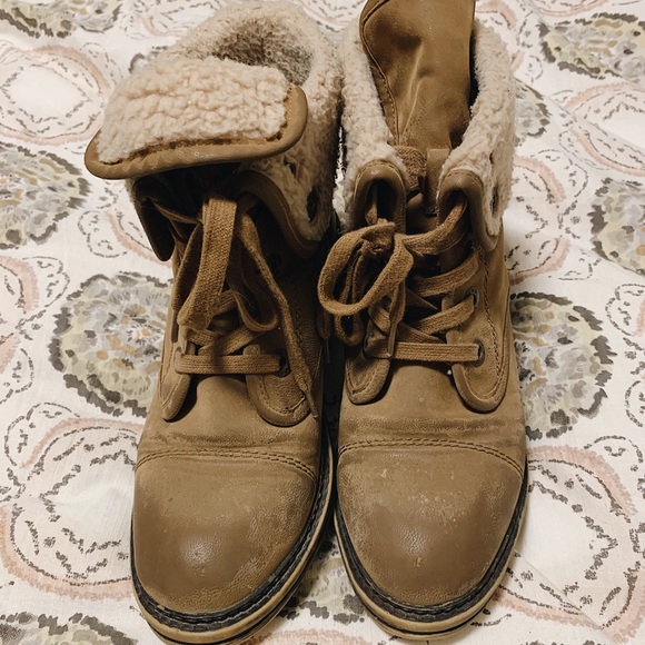 BLOWFISH fur lined ankle boots - Picture 4 of 5